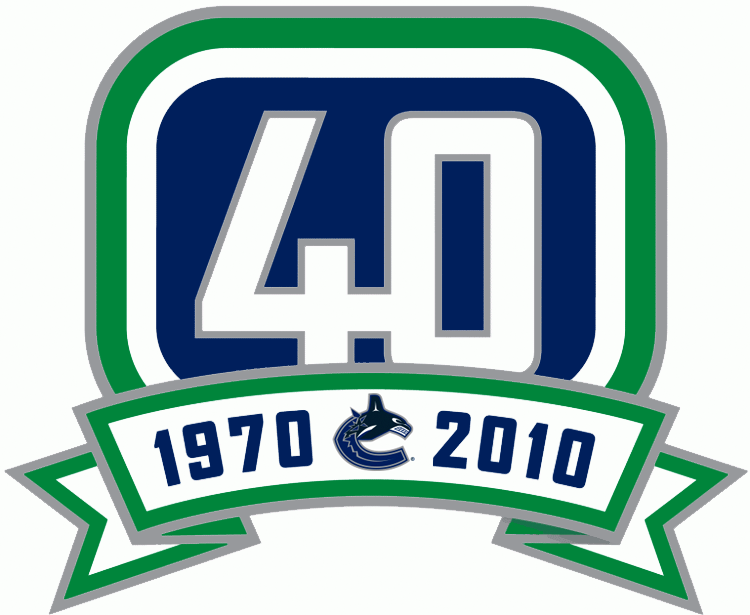 Vancouver Canucks 2011 Anniversary Logo fabric transfer